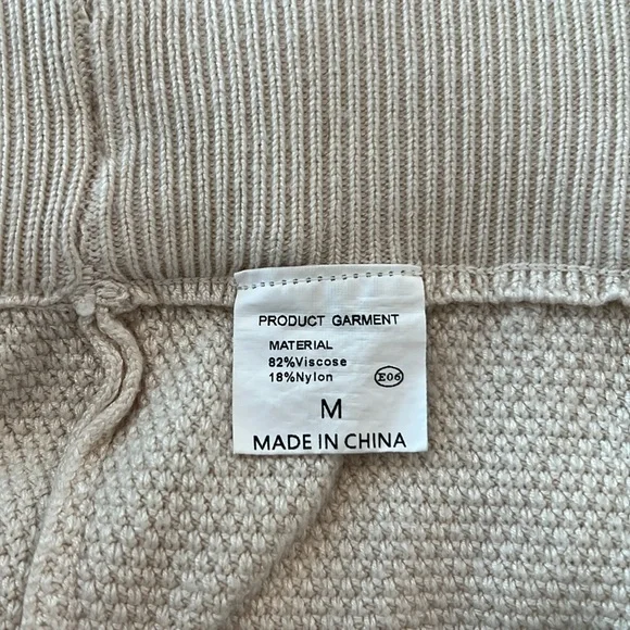 Chic Cream Wide Leg Pants - Picture 4 of 5